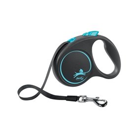 Flexi Black Design S leash 5 m 15 kg blue