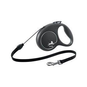 Flexi Black Design M leash 5 m 20 kg black