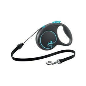 Flexi Black Design M leash 5 m 20 kg blue