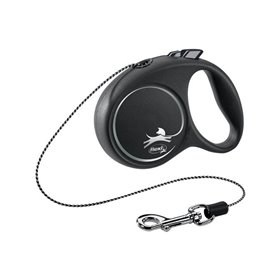 Flexi Black Design XS leash 3 m 8 kg black