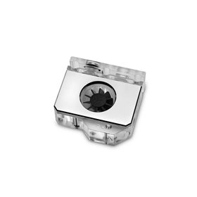 EK Water Blocks EK-Quantum Scalar Flow Indicator Bottom-To-Top D-RGB – Nickel