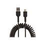 StarTech.com 20in (50cm) USB A to C Charging Cable Coiled