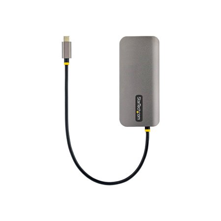 StarTech.com USB C Multiport Adapter 4K 60Hz HDMI Video 3-Port 5Gbps USB-A 3.2 Hub 100W