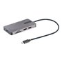 StarTech.com USB C Multiport Adapter Dual HDMI Video 4K 60Hz 2-Port 5Gbps USB-A 3.1 Hub 100W