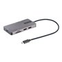 StarTech.com USB C Multiport Adapter Dual HDMI Video 4K 60Hz 2-Port 5Gbps USB-A 3.1 Hub 100W