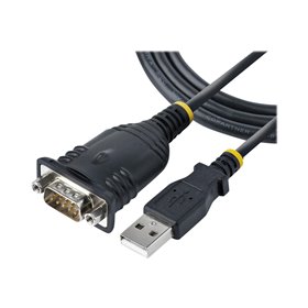 StarTech.com 3ft (1m) USB to Serial Cable DB9 Male RS232 to USB Converter