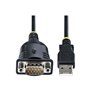 StarTech.com 3ft (1m) USB to Serial Cable DB9 Male RS232 to USB Converter