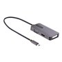 StarTech.com USB C Video Adapter USB C to HDMI DVI VGA Adapter Up to 4K 60Hz Aluminum Multiport Video Display Adapter