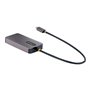 StarTech.com USB C Video Adapter USB C to HDMI DVI VGA Adapter Up to 4K 60Hz Aluminum Multiport Video Display Adapter