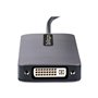 StarTech.com USB C Video Adapter USB C to HDMI DVI VGA Adapter Up to 4K 60Hz Aluminum Multiport Video Display Adapter