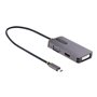 StarTech.com USB C Video Adapter USB C to HDMI DVI VGA Adapter Up to 4K 60Hz Aluminum Multiport Video Display Adapter