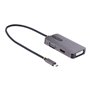 StarTech.com USB C Video Adapter USB C to HDMI DVI VGA Adapter Up to 4K 60Hz Aluminum Multiport Video Display Adapter