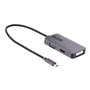 StarTech.com USB C Video Adapter USB C to HDMI DVI VGA Adapter Up to 4K 60Hz Aluminum Multiport Video Display Adapter
