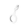 Deltaco Apple AirTag Case Silicone Hanger White