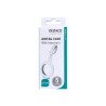 Deltaco Apple AirTag Case Silicone Hanger White