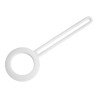 Deltaco Apple AirTag Case Silicone Hanger White