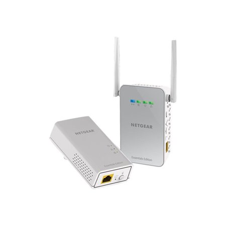 Netgear PowerLINE 1000 + WiFi (PLW1000) Powerline Extender 1000Mbps 1Gigabit Port 1 Powerline Extender + 1 WiFi Extender Homeplu