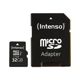 Intenso - flash memory card - 32 GB - microSDHC UHS-I