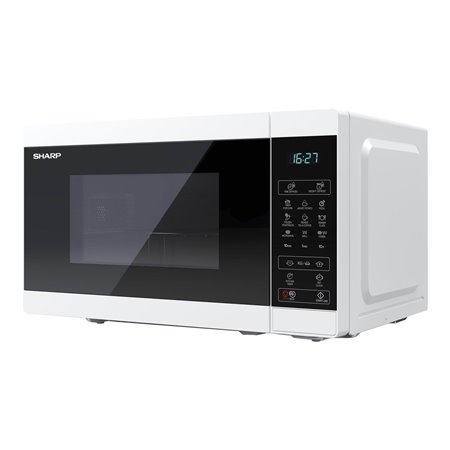 Sharp YC-MG02E-W - microwave oven with grill - freestanding - white