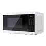 Sharp YC-MG02E-W - microwave oven with grill - freestanding - white