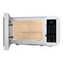 Sharp YC-MG02E-W - microwave oven with grill - freestanding - white