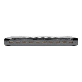 Tripp Lite 10-Port USB Charging Station with Adjustable Storage 12V 8A (96W) USB Charger Output Schuko Power Cord power adapter 