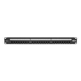 Tripp Lite Cat6 24-Port Patch Panel - PoE+ Compliant 110/Krone 568A/B RJ45 Ethernet 1U Rack-Mount TAA - patch panel - 1U - 19" -