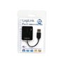 LogiLink USB 2.0 hub 4-port Smile black USB-Hubs - 4 - Schwarz