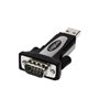 LogiLink USB 2.0 adapter USB-A/M to DB9 (RS232)/M black/grey
