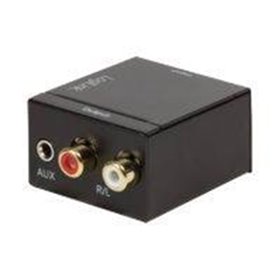 LogiLink Coaxial and Toslink to analog L/R and 3.5 mm jack audio converter