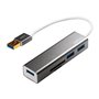 LogiLink USB 3.0 3-port hub with card reader USB-Hubs - 3 - Grau