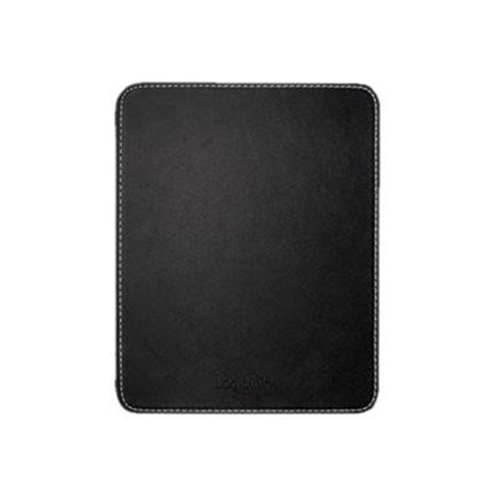 LogiLink Mousepad in leather design black