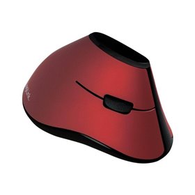 LogiLink Ergonomic vertical mouse wireless 2.4 GHz red - Vertical mouse (Rot)