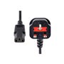 StarTech.com UK Computer Power Cable - 1 m