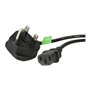 StarTech.com UK Computer Power Cable - 1 m