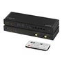 LogiLink HDMI switch 4x2-Port matrix 4K/60 Hz HDR ARC extract scaler RC
