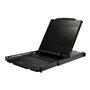 17" StarTech.com 17" Dual Rail Rackmount KVM Console with 1080p - DVI & VGA - KVM console - Full HD (1080p) - 17.3"