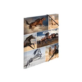HERMA 3-flap folder - for A4 - horses