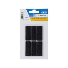 HERMA Protectiv feltpads black 15 x 45 mm