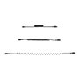 StarTech.com USB C to Lightning Cable 50cm/20in MFi Certified Coiled iPhone Charger Cable Black