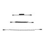 StarTech.com USB C to Lightning Cable 50cm/20in MFi Certified Coiled iPhone Charger Cable Black