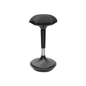 LogiLink Height adjustable wobble stool for sit-stand desk Schemel - ABS-Gummi - Bis zu 120 kg