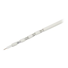 LogiLink TV/SAT coaxial raw cable CCS 120 dB 4x shielded white 100 m