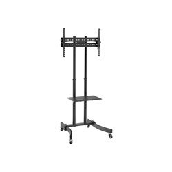 LogiLink TV/monitor cart 37–70" height adjustable 40 kg max. 40 kg 70" 200 x 200 mm