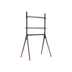 LogiLink TV stand 49–70" with walnut wooden legs 40 kg max. 40 kg 70" 200 x 200 mm