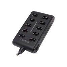 LogiLink USB 2.0 hub 10-port with On/Off switch USB-Hubs - 10