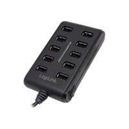 LogiLink USB 2.0 hub 10-port with On/Off switch USB-Hubs - 10