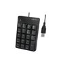 LogiLink Keypad with USB connection 19 keys - Numpad - Schwarz
