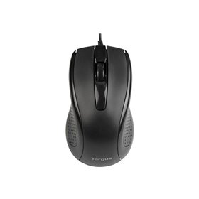 Targus Full-Size - mouse - antimicrobial - USB - black - Maus (Schwarz)