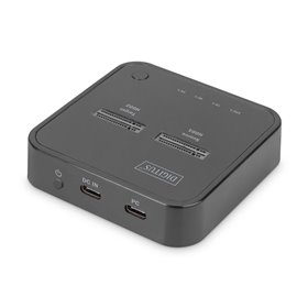 DIGITUS Dual M.2 NVMe SSD Docking Station with Offline Clone Function
